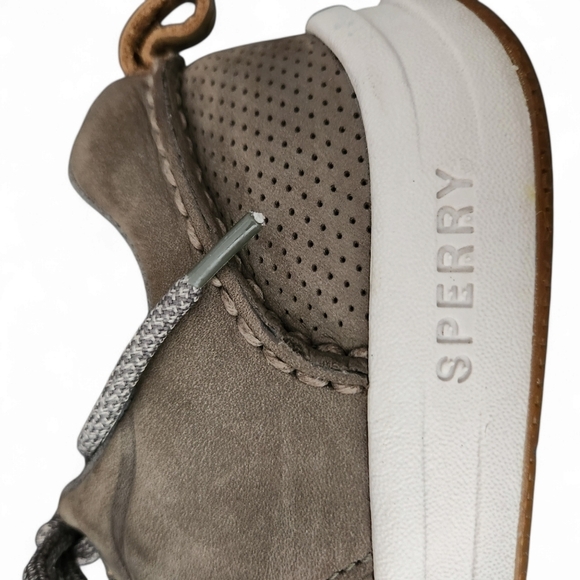 SPERRY Gamefish CVO Men’s Boat Shoes – Grey Nubuck Leather, Size 8 - Picture 10 of 14